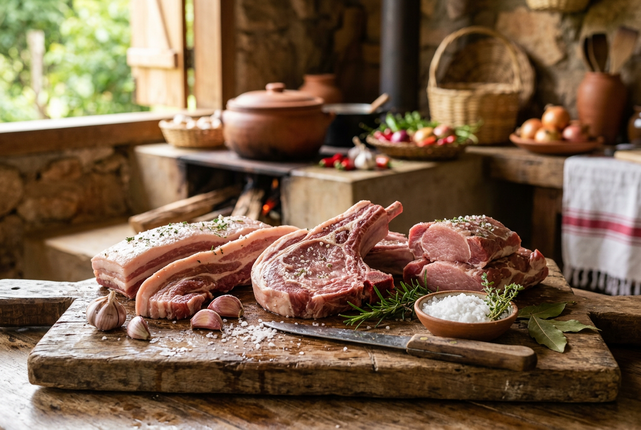 Carne de Porco Caipira